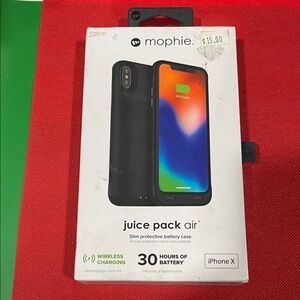 Mophie Juice Pack Air for iPhone X - Black Case